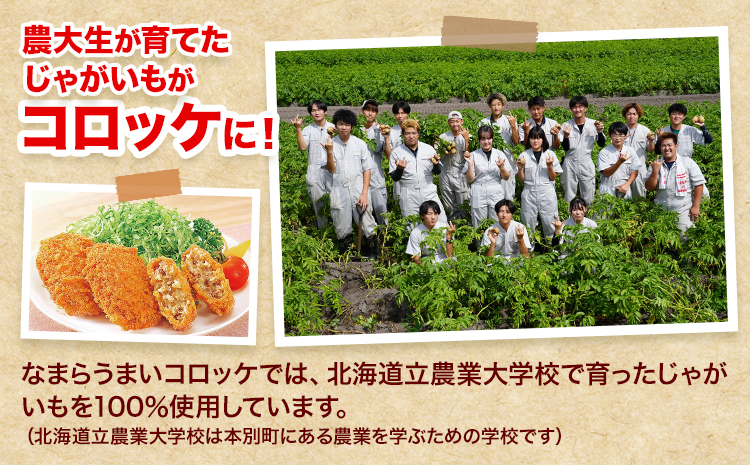 味のちぬや なまらうまいコロッケ 10個 特定非営利活動法人 銀河ほんべつ《60日以内に出荷予定(土日祝除く)》北海道 本別町 コロッケ 惣菜 じゃがいも 牛肉