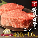 【ふるさと納税】 ヒレ肉 ヒレ ステーキ 選べる容量 400g 800g 1.6kg フィレ にいがた和牛 牛肉 和牛 新発田牛 赤身 焼肉 和牛 BBQ キャンプ 特選 贅沢 厳選和牛 ブランド牛 ギフト 贈答 お歳暮 新潟県 新発田市 えのもとミート enomoto007 enomoto008 enomoto009