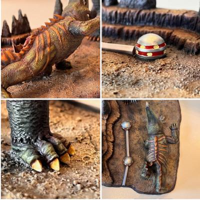 ふるさと納税 高石市 ガメラ対大悪獣ギロン〈オリジナル1点もの〉レジンキャスト製塗装済完成品 |  | 03