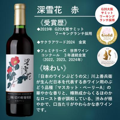 ふるさと納税 上越市 岩の原ワイン　深雪花ハーフサイズ12本セット(赤4本/白4本/ロゼ4本) |  | 01