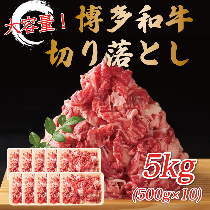 
                  訳あり！博多和牛切り落とし 5kg(500g×10p) [a9446] 株式会社Meat Plus ※配送不可：離島【返礼品】添田町 ふるさと納税
                