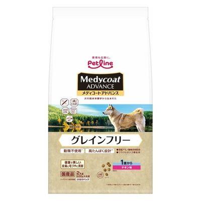 ふるさと納税 多治見市 【最短当日発送】メディコートアドバンス グレインフリー 1歳〜 チキン味 2kg(500g×4袋入)