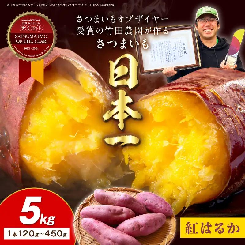 日本一の京都産「紅はるか」5kg（サツマイモ　野菜　スイーツ　お菓子　焼き芋　さつまいも）
