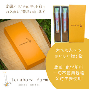 てらぼら農園のこだわり金時しょうがシロップ *ギフトセット*【1375734】