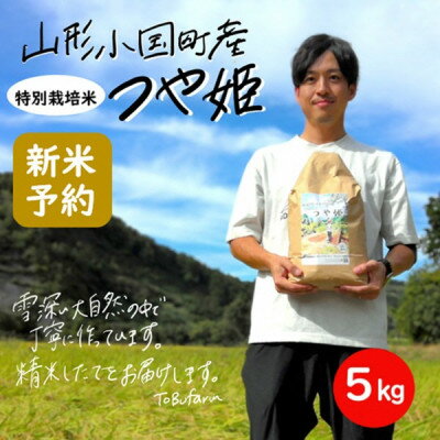 【ふるさと納税】令和8年産米先行予約　山形県小国町産つや姫　精米5kg　東部開発【1462791】