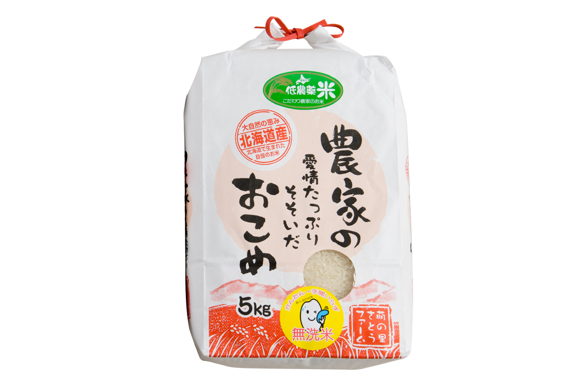 お米 【6ヵ月定期便】北海道南るもい産【ななつぼし】(無洗米) 5kg R011-067