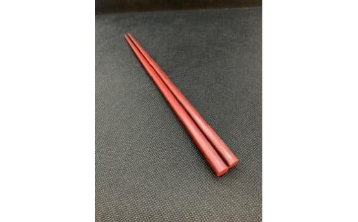 
鎌倉彫　箸　朱
