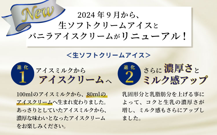 食べ比べ！乳原料南信州産100％使用！生ソフトクリームアイス&バニラアイスクリーム (80ml)×16個セット　