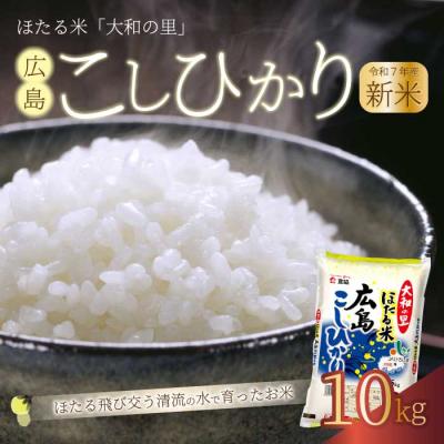 ふるさと納税 三原市 ほたる米「大和の里」広島こしひかり10kg(5kgx2) [066-004]