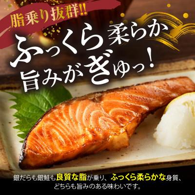 ふるさと納税 湯浅町 和歌山魚鶴仕込みのだし漬け天然銀だら切身6切&銀鮭切身6切(真空パック入)  小分け |  | 01