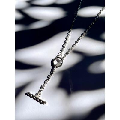 ふるさと納税 藤沢市 Twist Bar Chain Nacklace AK100