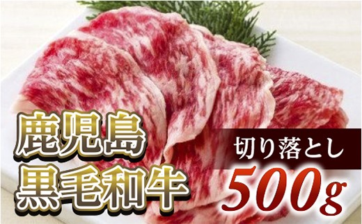 切り落とし500g　鹿児島黒毛和牛【尾崎牧場】