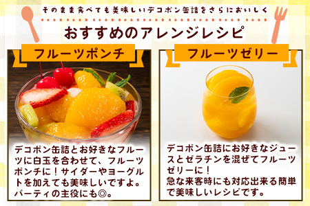デコポン缶詰 10缶 果物 フルーツ 柑橘 缶詰 デコポン