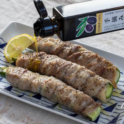 ふるさと納税 小豆島町 小豆島産100%　エキストラバージンオリーブオイル[手摘み]182g×12本セット |  | 03