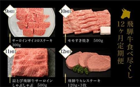 定期便 飛騨牛食べ尽くし12回 約4.96kg 定期便 FH103-CP01 FN-Limited-PR