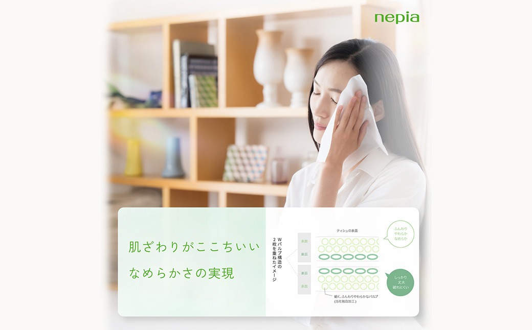 ネピアティシュ180組 5箱 3パック/ネピアトイレットロール1.5倍巻8ロール ダブル 2パック