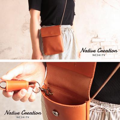 ふるさと納税 大和郡山市 Native Creation 本革ポシェット RED NC3417V |  | 01