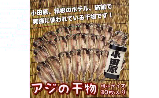 鯵の干物 特小サイズ 30枚セット
