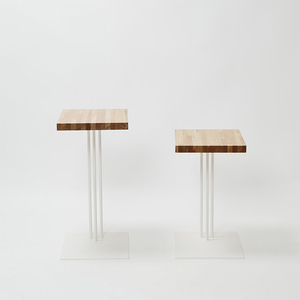 Rectangle side table （レクタングルサイドテーブル） ワークデスク H600 ホワイト_集成材  EB8-0642