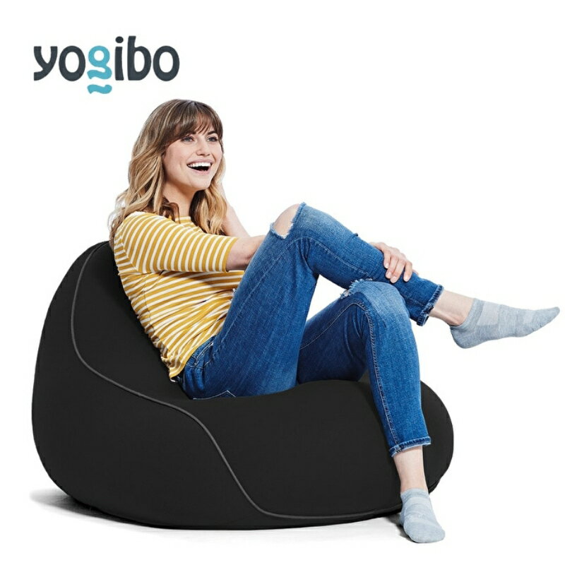 【ふるさと納税】Yogibo Lounger ( ヨギボー ラウンジャー ) ブラック [ インテリア 寝具 ファッション ]　お届け：約2週間後発送予定(大型連休除く)