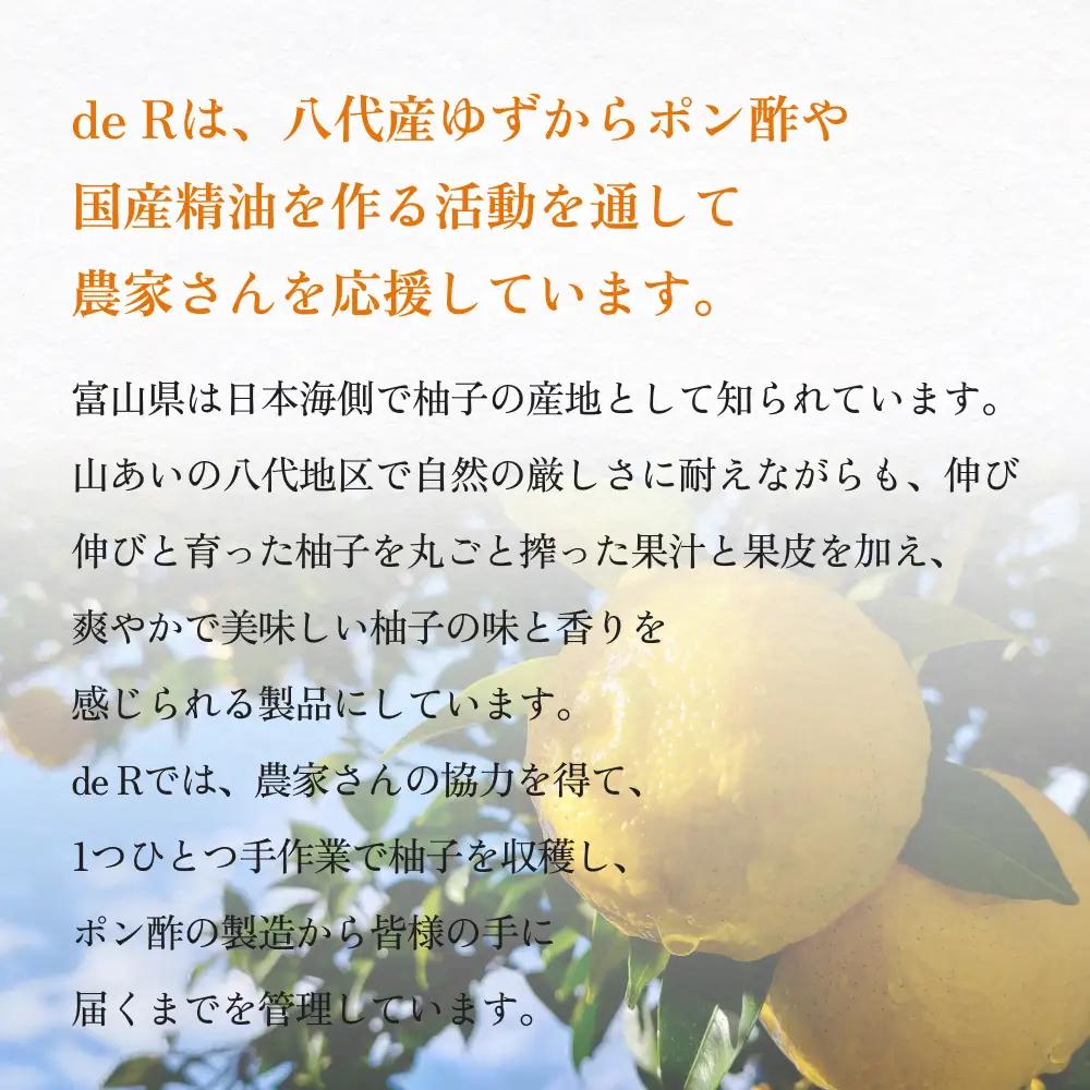 氷見のゆずポン酢 八代ゆず使用 120mL | ゆず ポン酢
