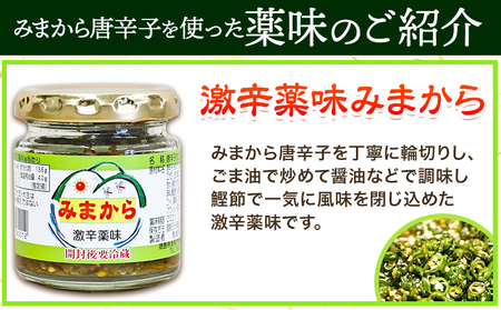 【先行予約】激辛薬味みまから一味 セット 計6個セット 