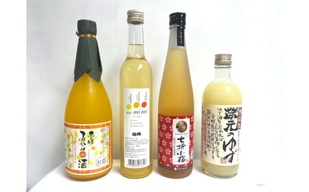 【お中元対象】果実系リキュール 呑み比べ 4本セット お酒 BJAV001