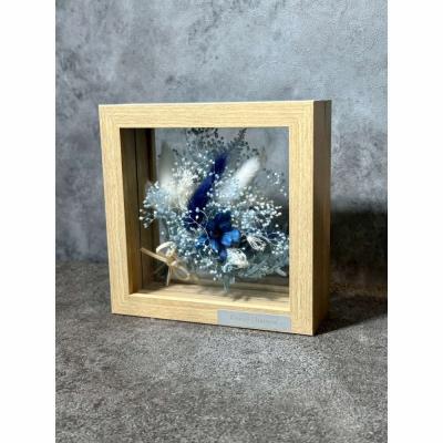 ふるさと納税 出雲市 フレームフラワー(カードル)【ブルー】