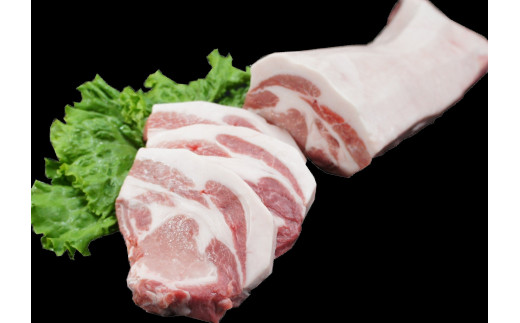 幻豚 の 美味しさまるごと 1本 お届け 肩ロース ブロック 2kg | 豚肉 ポーク 中ヨークシャー種 肉 肩 ロース 信州 長野県 飯田市