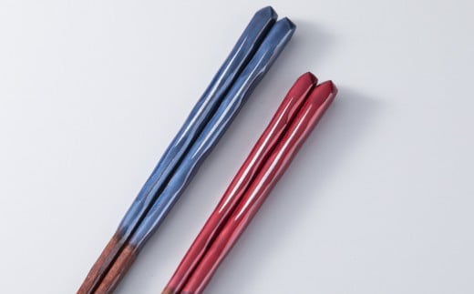 若狭塗箸「田園」夫婦箸 [BFCF012]