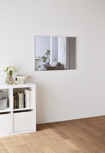 リフェクスミラー姿見 バリエ ピクチャー (フィルムミラー) RMV-3-GBR (幅80cm×高さ60cm×厚み2cm)グレイッシュブラウン [0724]