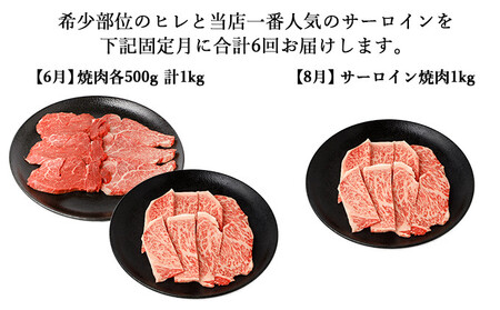 【年6回偶数月発送】伊賀牛 A5ヒレ・サーロイン 定期便A 総合計約6.1kg