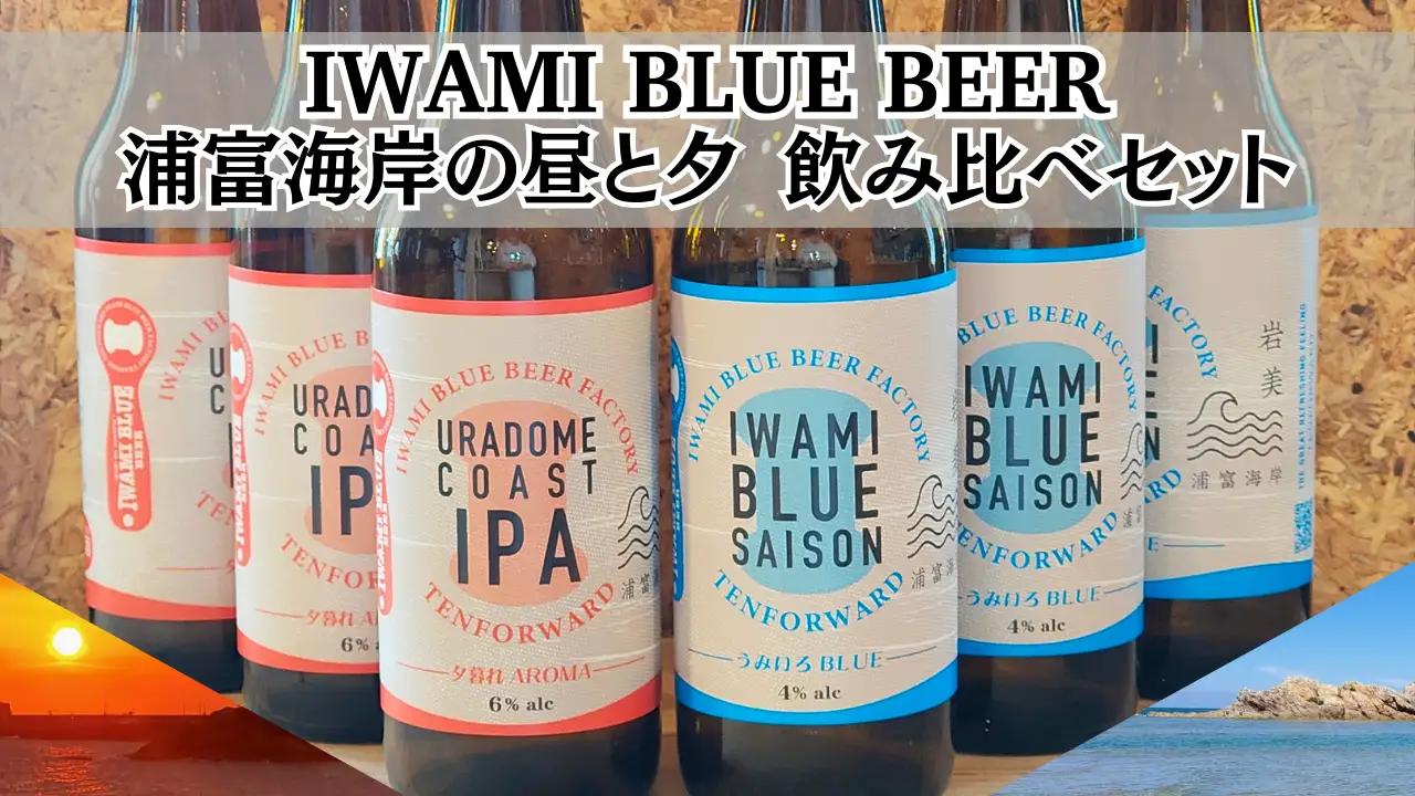 IWAMI BLUE BEER 定番2種セット 6本（各3本）｜鳥取 岩美町 クラフトビール お酒 ビール【51020】