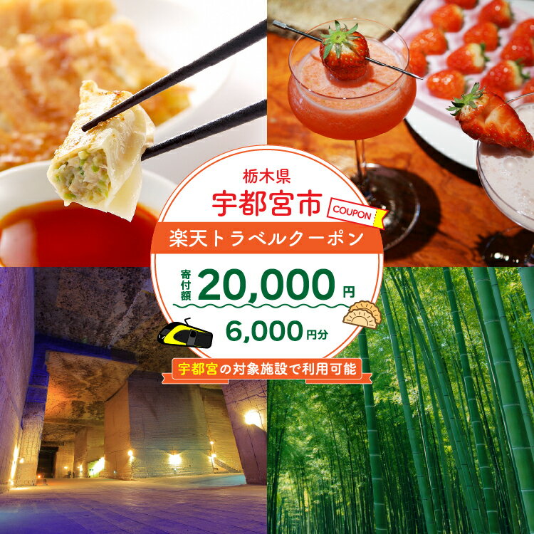 栃木県 宇都宮市の対象施設で使える 楽天トラベルクーポン 寄付額20,000円 ＼レビューキャンペーン実施中／【 宿泊予約 rakutenトラベル 旅行 宿泊券 観光 栃木県 宇都宮市 】