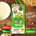 【ふるさと納税】キッコーマン 特濃調製豆乳1000ml 18本セット 1000ml 3ケースセット　瑞穂市　お届け：2週間～1か月程度でお届け予定です。