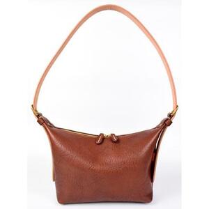 【minca】】栃木レザーのショルダーバッグ02M 斜めがけ コンパクトサイズ/Shoulder bag 02M/チョコ　533【かばん ファッション 人気 おすすめ 】