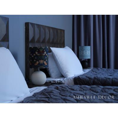 ふるさと納税 甲賀市 【mimi lamp】ミミランプ(白) - ウィリアムモリス いちご泥棒(日本製)テーブルスタンド |  | 01