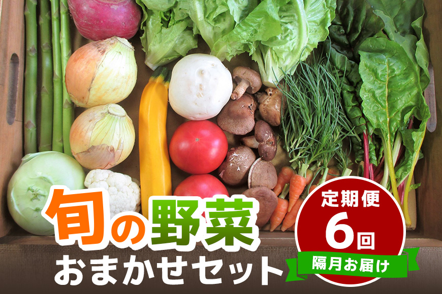 【2ヶ月毎に6回お届け】 旬の野菜・定期便（12か月）