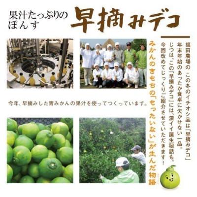 ふるさと納税 水俣市 果汁たっぷり ぽんす 早摘みデコ 300ml×6本セット【福田農場】 |  | 01
