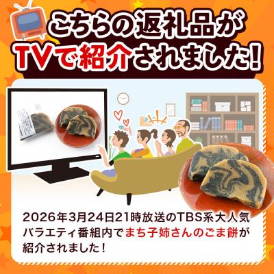 ふるさと納税 秋田市 和菓子 ごま 餅 まち子姉さん の ごま餅 15個|15_ktd-010301 |  | 02