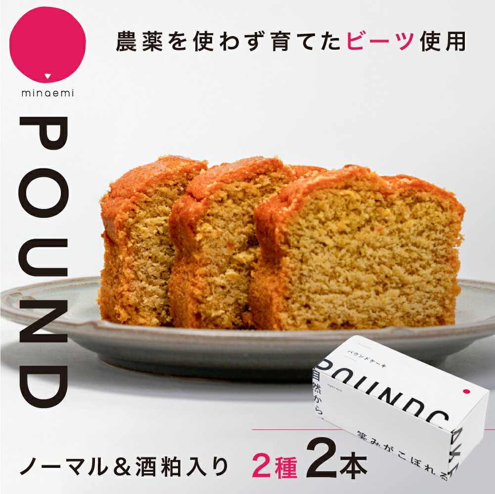 【ふるさと納税】パウンドケーキ 2種 セット 計750g 酒粕入り ビーツ 国産ビーツ スイーツ 洋菓子 デザート 冷蔵スイーツ セット スイーツセット おやつ デザート プレゼント ギフト 贈り物 冷蔵 冷蔵配送 お取り寄せスイーツ 珈琲専門店 亜蛮忠留 minaemi 岐阜県 大垣市