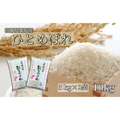 ふるさと納税 栗原市 【令和7年産】宮城栗原産 ひとめぼれ 白米10kg (5kg×2袋)