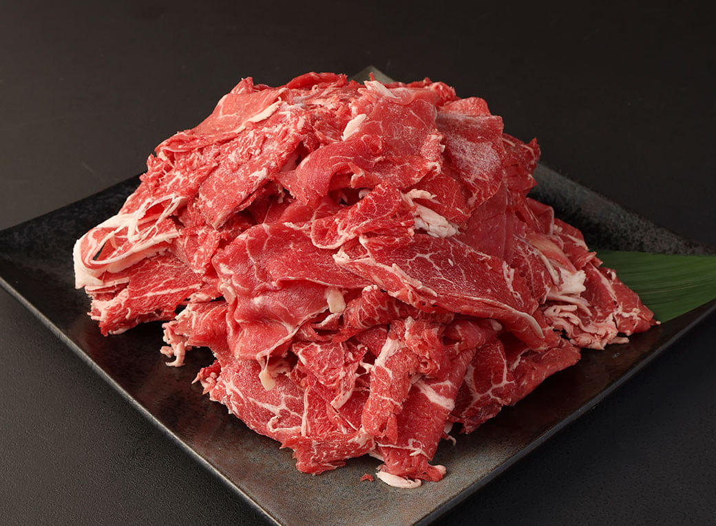 
【6ヶ月定期便】赤牛 切り落とし 1kg (500g×2パック)×6回 合計6kg 牛 肉 お肉 牛肉
