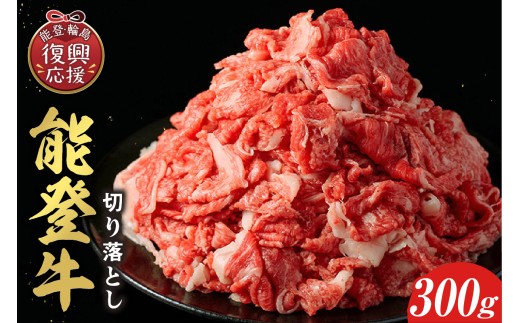 【和牛セレブ】能登牛 切り落とし 300g wa111-039 切り落とし 国産 和牛 能登牛 牛肉 肉 ブランド牛 能登 輪島 石川県