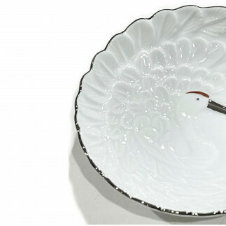 有田焼 金・プラチナ鶴亀小皿セット 24to3　西富陶磁器 A15-18_イメージ4