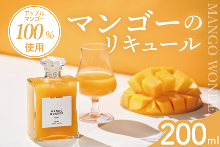 マンゴー リキュール 「MANGO WONDER 001」1本｜お酒 フルーツ 沖縄県 豊見城市(DT001)