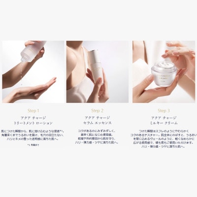 エスティ ローダー アクアチャージ 薬用トリートメントローション＆ミルキークリーム＆セラムエッセンス【配送不可地域：離島・沖縄県】