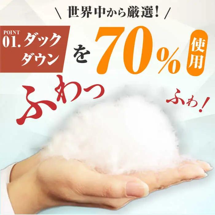 【初冬用】シングル掛け布団 羽毛1.0kg 色柄お任せ / 布団 寝具 ふとん [AFAO021]