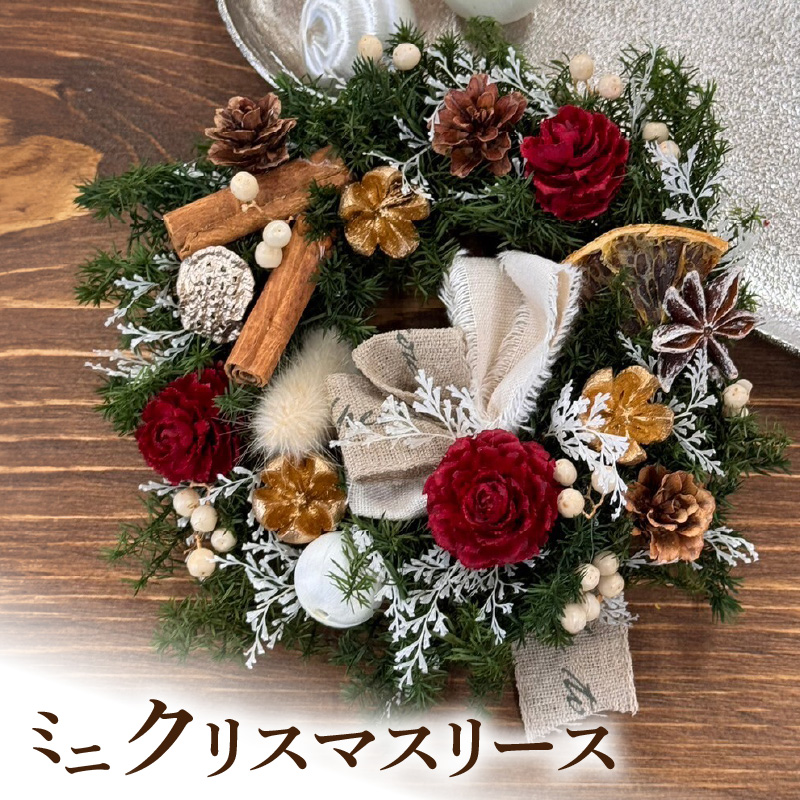 ミニクリスマスリース［133O14］