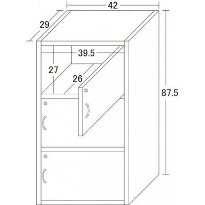 ふるさと納税 海南市 鍵付き3段ボックス　ホワイト |  | 03